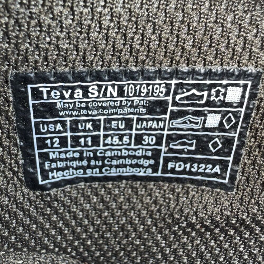 Teva Katavi Slide Mens Sandals Brown Suede 1019195 Size 12 Outdoor Sport Casual - Picture 7 of 8